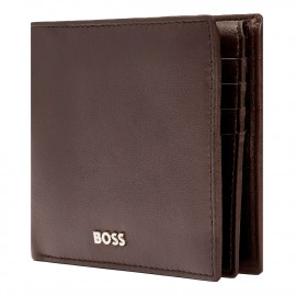 Wallet with flap Classic Smooth Brown