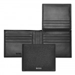 Wallet with flap Classic Grained Black