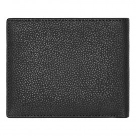 Wallet with flap Classic Grained Black