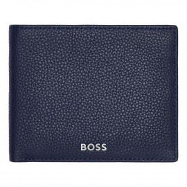 Wallet with flap Classic Grained Navy