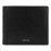 Card wallet with flap Grid Black