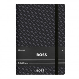Notebook A5 Monogram Grey Lined
