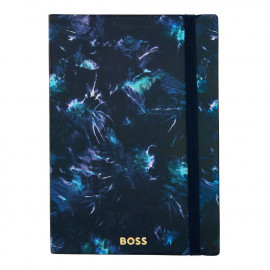 Notebook A5 Tie-dye Flower Navy Lined