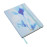 Notebook A5 Holographic Flower Light Blue Lined