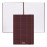 Notebook A5 Checkered Burgundy Lined