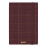 Notebook A5 Checkered Burgundy Lined