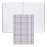 Notebook A5 Checkered Lilac Lined