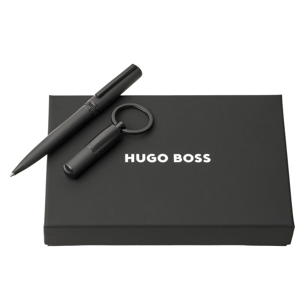 Set Gear Matrix Black (ballpoint pen & key ring)