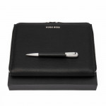 Set Iconic Pebbled Black (ballpoint pen & conference folder A5)
