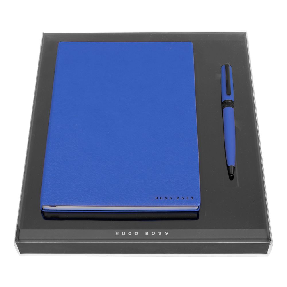 Set HUGO BOSS Blue (ballpoint pen & note pad A5)