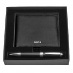 Set HUGO BOSS Black (ballpoint pen & wallet)