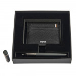 Set HUGO BOSS Black (rollerball pen & card holder)