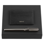 Set HUGO BOSS (rollerball pen & card holder)