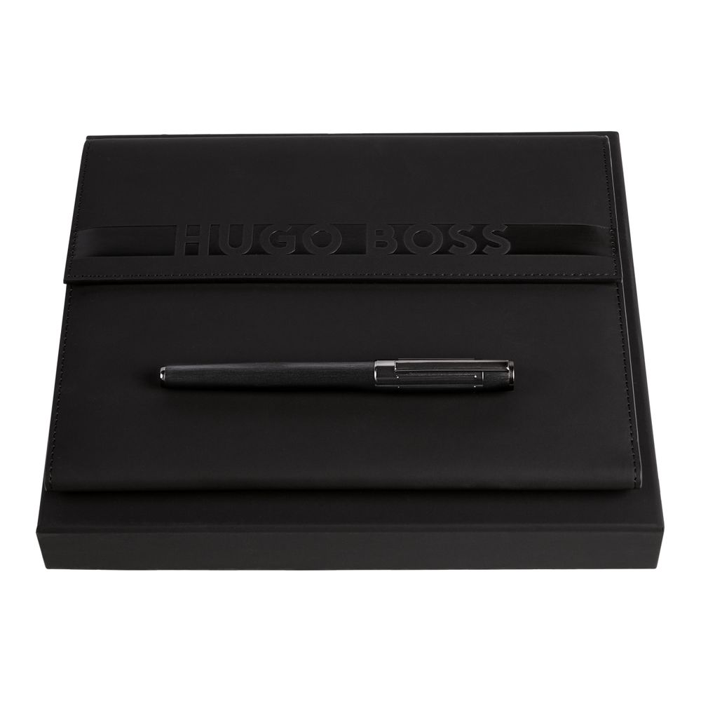 Set HUGO BOSS Black (rollerball pen & folder A5)