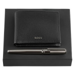 Set HUGO BOSS (rollerball pen & money wallet)