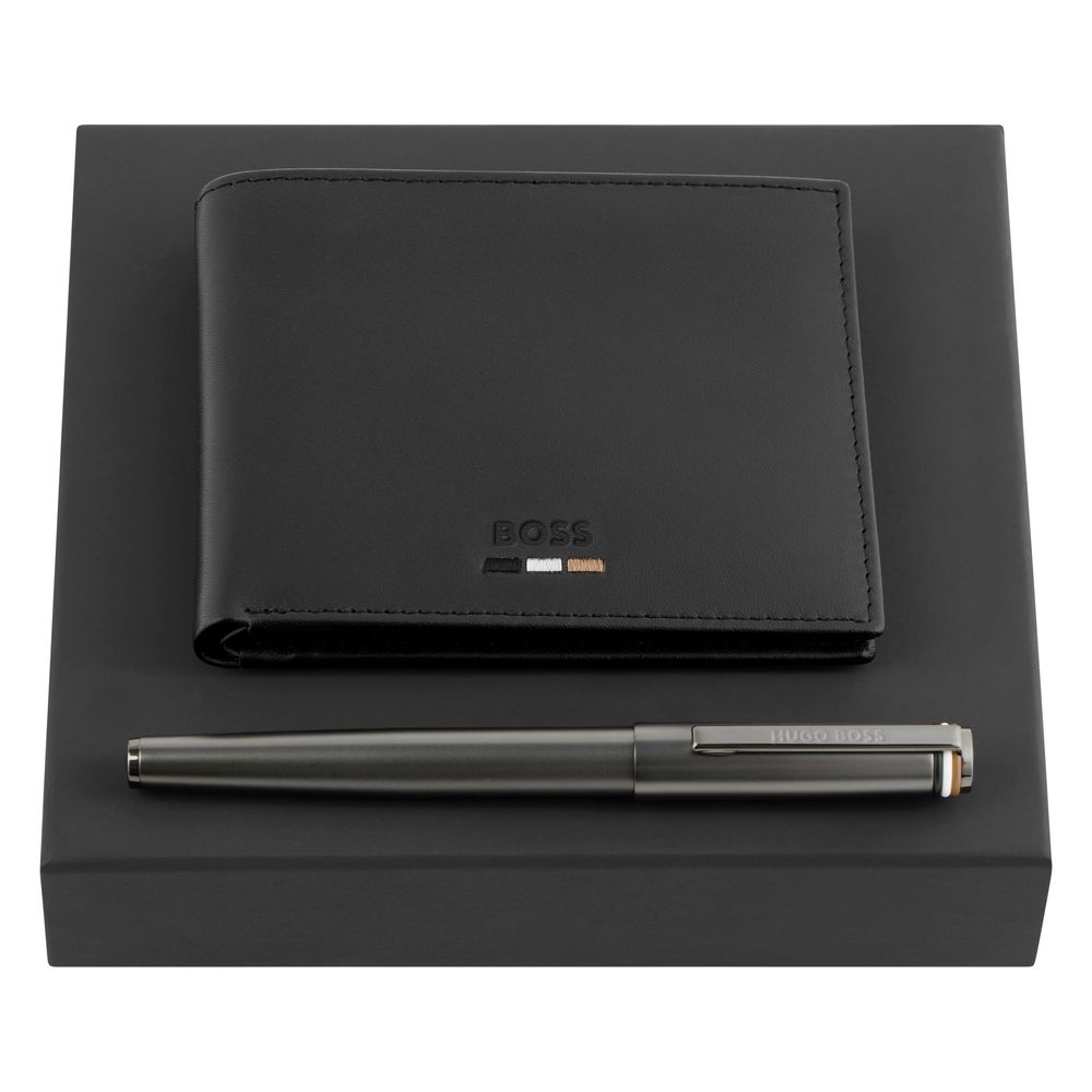 Set HUGO BOSS (rollerball pen & wallet)