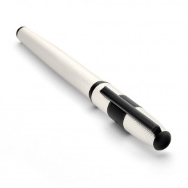 Rollerball pen Grid Pearl