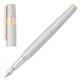 Fountain pen Gear Pinstripe Silver / Gold