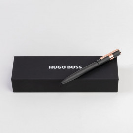 Ballpoint pen Gear Pinstripe Black / Rosegold