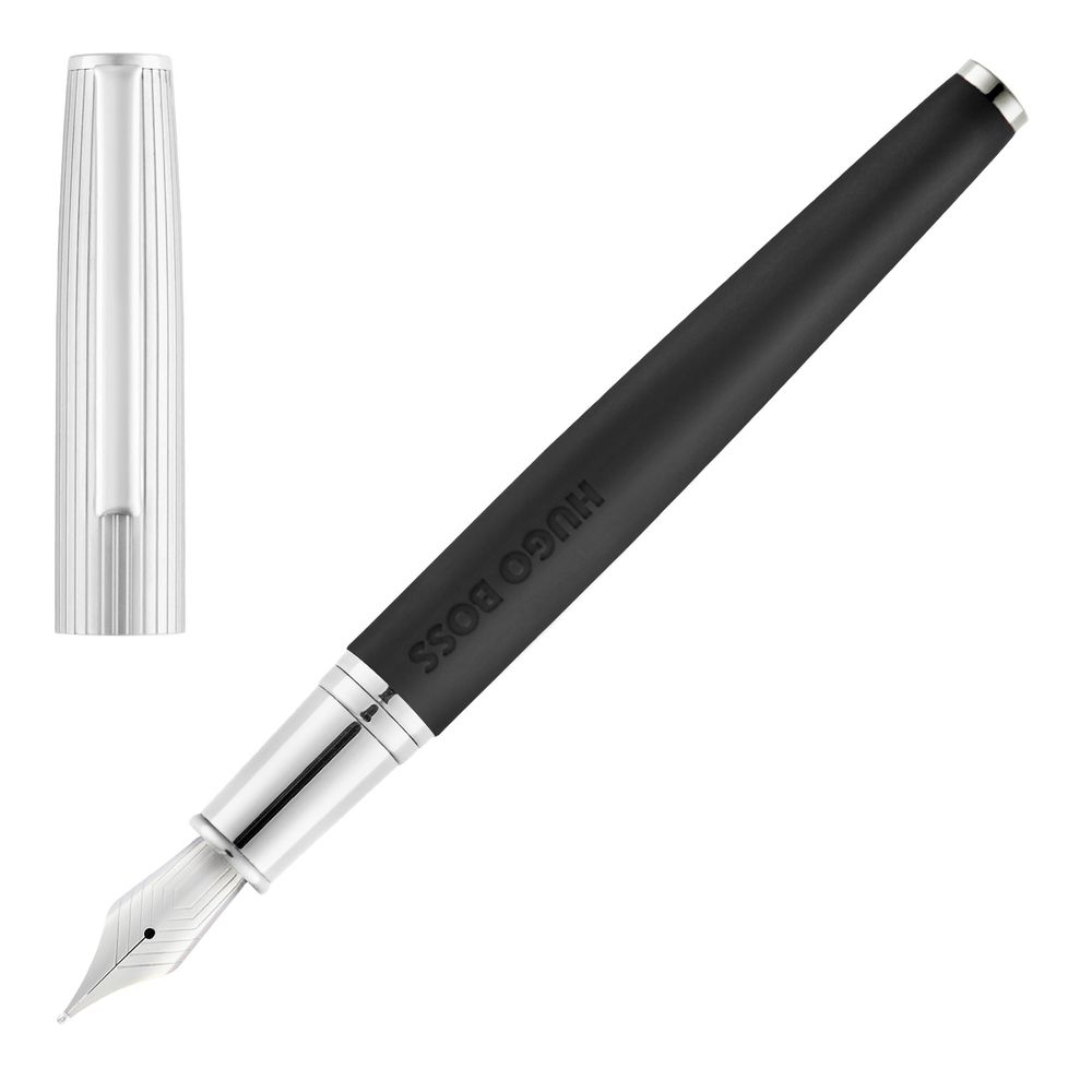 Fountain pen Illusion Arcade Black & Chrome