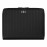 Conference folder zip A4 Herringbone Black