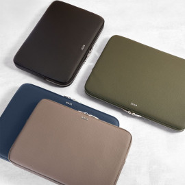 Laptop sleeve Classic Grained Navy 13