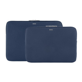 Laptop sleeve Classic Grained Navy 13