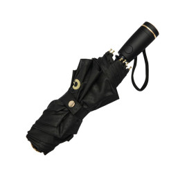 Pocket umbrella Double B Black & Gold