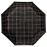 Pocket umbrella Checkered Black