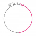 ICE-Jewellery-Diamond bracelet-Half chain-Pink