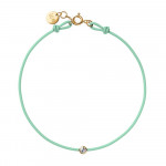 ICE-Jewellery-Diamond bracelet-Cord-Aqua green KID