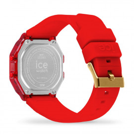 ICE digit retro-Red passion-Clear-Small