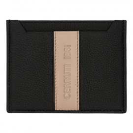 Card holder Delano Taupe & Black