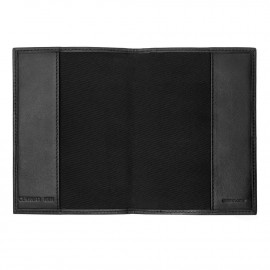 Passport holder Delano Taupe & Black