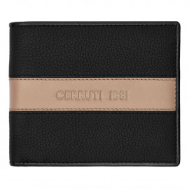 Card wallet Delano Taupe & Black