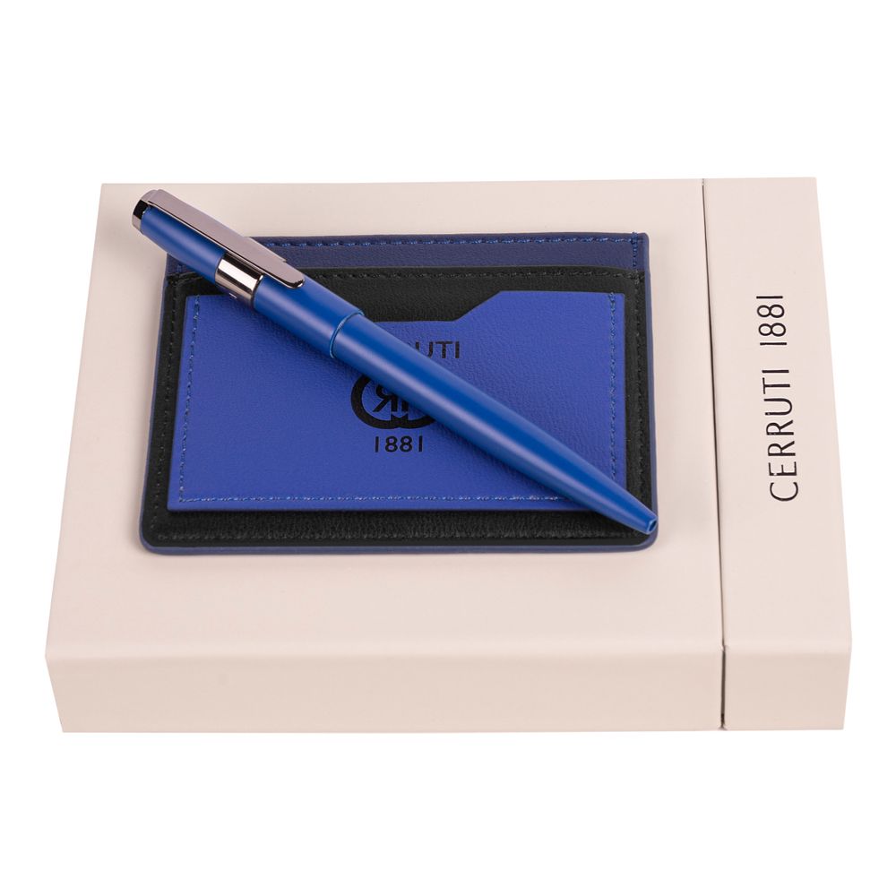 Set CERRUTI 1881 (ballpoint pen & card holder)