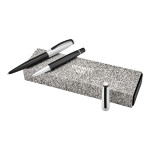 Set Benson Black & Chrome (ballpoint pen & rollerball pen)