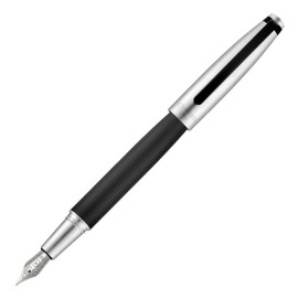 Fountain pen Benson Black & Chrome