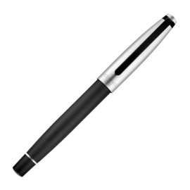Rollerball pen Benson Black & Chrome