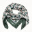 Копринен шал Umberta Dark Green